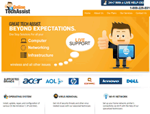 Tablet Screenshot of onlinetechassist.com